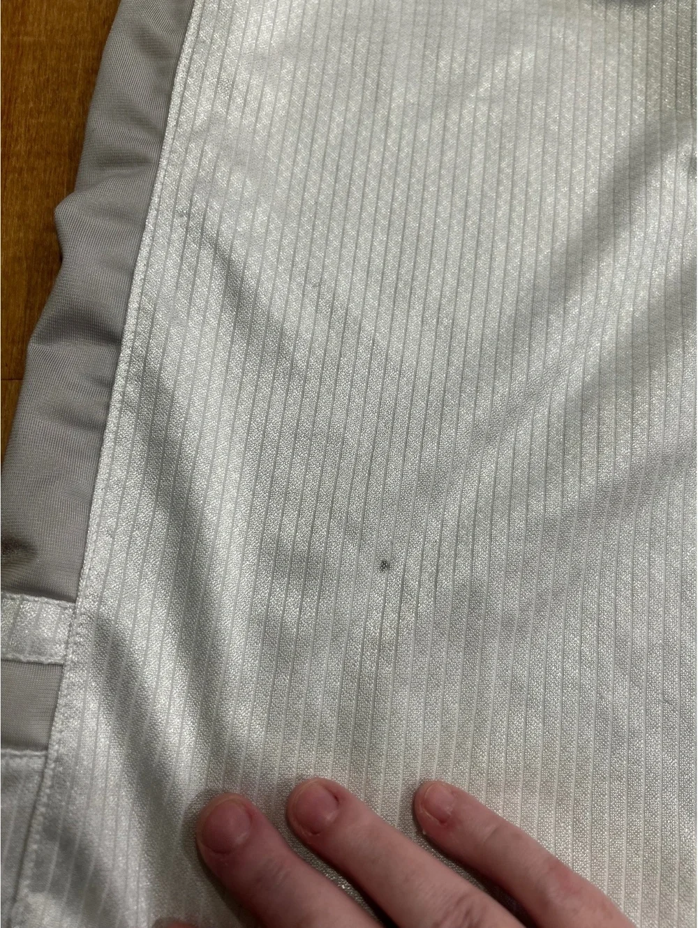 Nike Men's White and Gray Athletic Shorts Size M